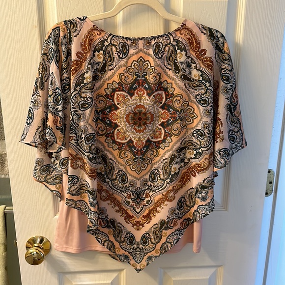 Westport 1962 Poncho Blouse Top Size Small - Picture 3 of 5